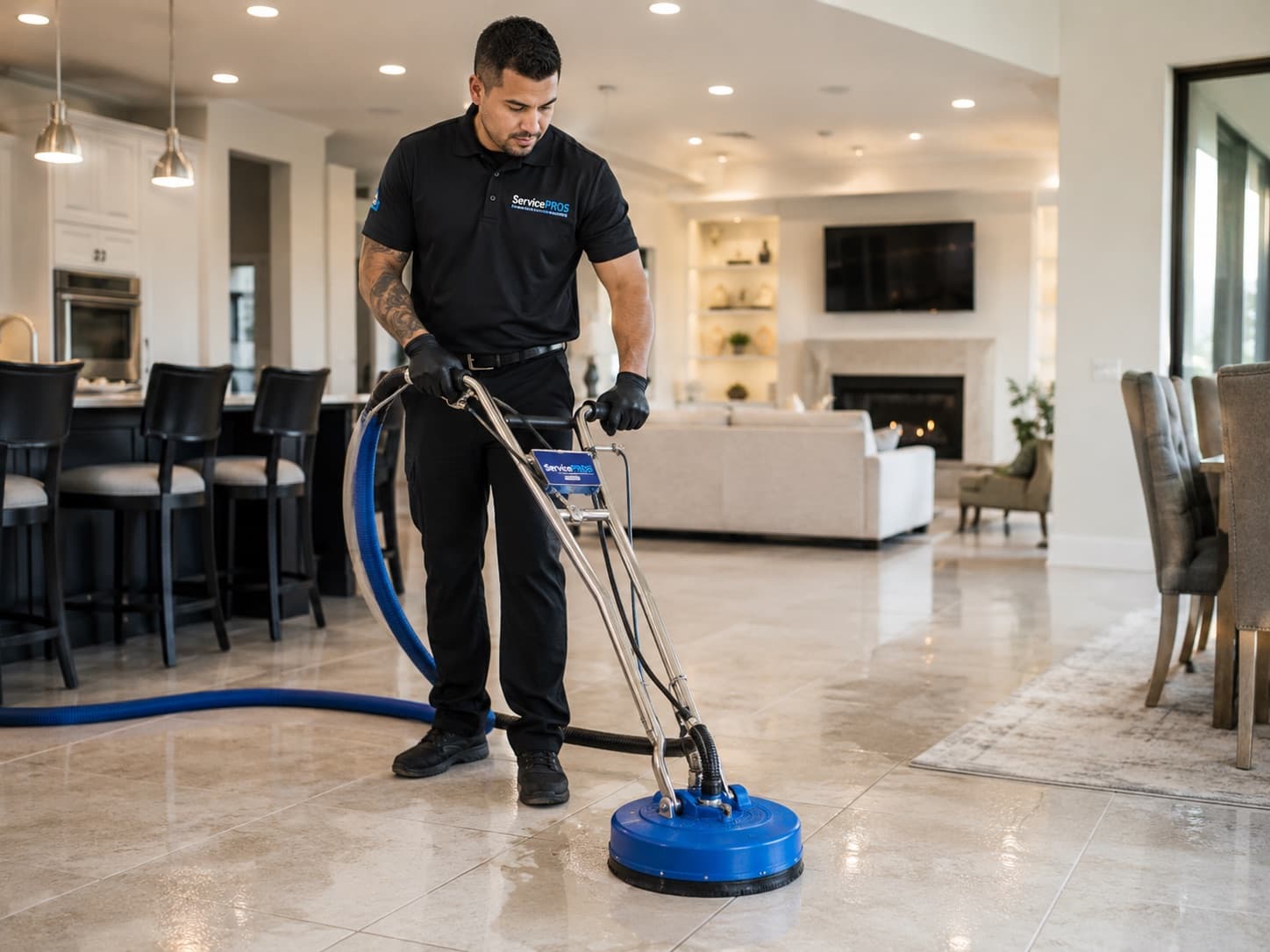 Tile and grout restoration — Scottsdale, AZ — ServicePros