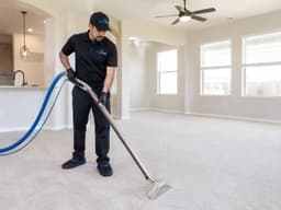 Move-in move-out carpet cleaning in an empty Phoenix home by ServicePros